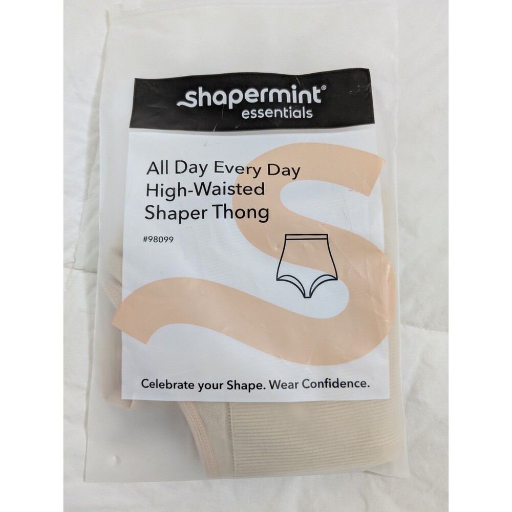 New Shapermint High Waisted Shaper Thong Medium #98099